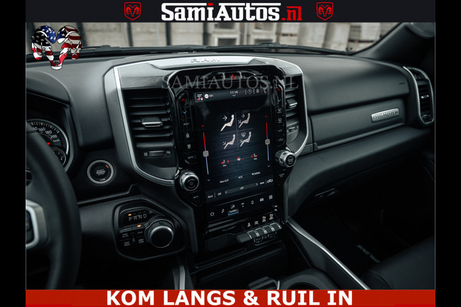 Dodge Ram SPORT | 5.7 V8 4x4 HEMI | PANORAMA DAK | GROOTSCHERM 12 INCH | LPG | Patriot Blue CREW CAB | DUBBELE CABINE | 5 PERSOONS | DC | VOORRAAD NR 2555 - 3325 | De specialist in Amerikaanse pick‑ups in Nederland en Europa.