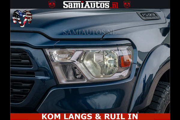 Dodge Ram SPORT | 5.7 V8 4x4 HEMI | PANORAMA DAK | GROOTSCHERM 12 INCH | LPG | Patriot Blue CREW CAB | DUBBELE CABINE | 5 PERSOONS | DC | VOORRAAD NR 2555 - 3325 | De specialist in Amerikaanse pick‑ups in Nederland en Europa.