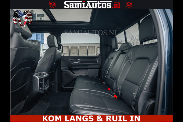 Dodge Ram SPORT | 5.7 V8 4x4 HEMI | PANORAMA DAK | GROOTSCHERM 12 INCH | LPG | Patriot Blue CREW CAB | DUBBELE CABINE | 5 PERSOONS | DC | VOORRAAD NR 2555 - 3325 | De specialist in Amerikaanse pick‑ups in Nederland en Europa.