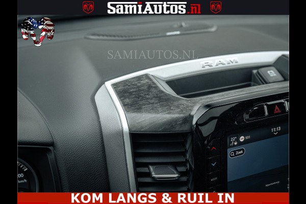 Dodge Ram SPORT | 5.7 V8 4x4 HEMI | PANORAMA DAK | GROOTSCHERM 12 INCH | LPG | Patriot Blue CREW CAB | DUBBELE CABINE | 5 PERSOONS | DC | VOORRAAD NR 2555 - 3325 | De specialist in Amerikaanse pick‑ups in Nederland en Europa.