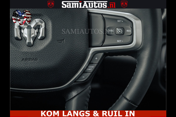 Dodge Ram SPORT | 5.7 V8 4x4 HEMI | PANORAMA DAK | GROOTSCHERM 12 INCH | LPG | Patriot Blue CREW CAB | DUBBELE CABINE | 5 PERSOONS | DC | VOORRAAD NR 2555 - 3325 | De specialist in Amerikaanse pick‑ups in Nederland en Europa.
