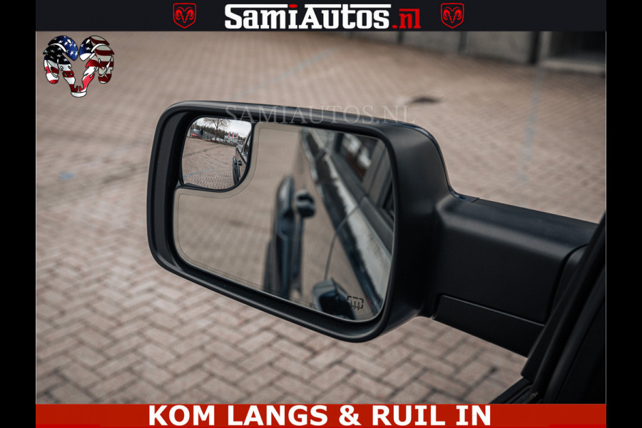 Dodge Ram SPORT | 5.7 V8 4x4 HEMI | PANORAMA DAK | GROOTSCHERM 12 INCH | LPG | Patriot Blue CREW CAB | DUBBELE CABINE | 5 PERSOONS | DC | VOORRAAD NR 2555 - 3325 | De specialist in Amerikaanse pick‑ups in Nederland en Europa.