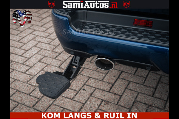 Dodge Ram SPORT | 5.7 V8 4x4 HEMI | PANORAMA DAK | GROOTSCHERM 12 INCH | LPG | Patriot Blue CREW CAB | DUBBELE CABINE | 5 PERSOONS | DC | VOORRAAD NR 2555 - 3325 | De specialist in Amerikaanse pick‑ups in Nederland en Europa.