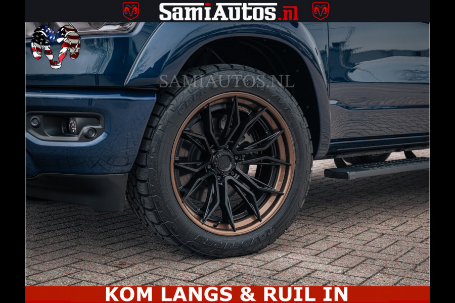 Dodge Ram SPORT | 5.7 V8 4x4 HEMI | PANORAMA DAK | GROOTSCHERM 12 INCH | LPG | Patriot Blue CREW CAB | DUBBELE CABINE | 5 PERSOONS | DC | VOORRAAD NR 2555 - 3325 | De specialist in Amerikaanse pick‑ups in Nederland en Europa.