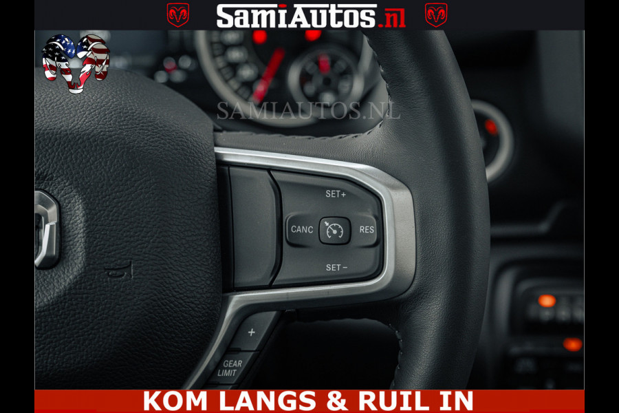 Dodge Ram SPORT | 5.7 V8 4x4 HEMI | PANORAMA DAK | GROOTSCHERM 12 INCH | LPG | Patriot Blue CREW CAB | DUBBELE CABINE | 5 PERSOONS | DC | VOORRAAD NR 2555 - 3325 | De specialist in Amerikaanse pick‑ups in Nederland en Europa.
