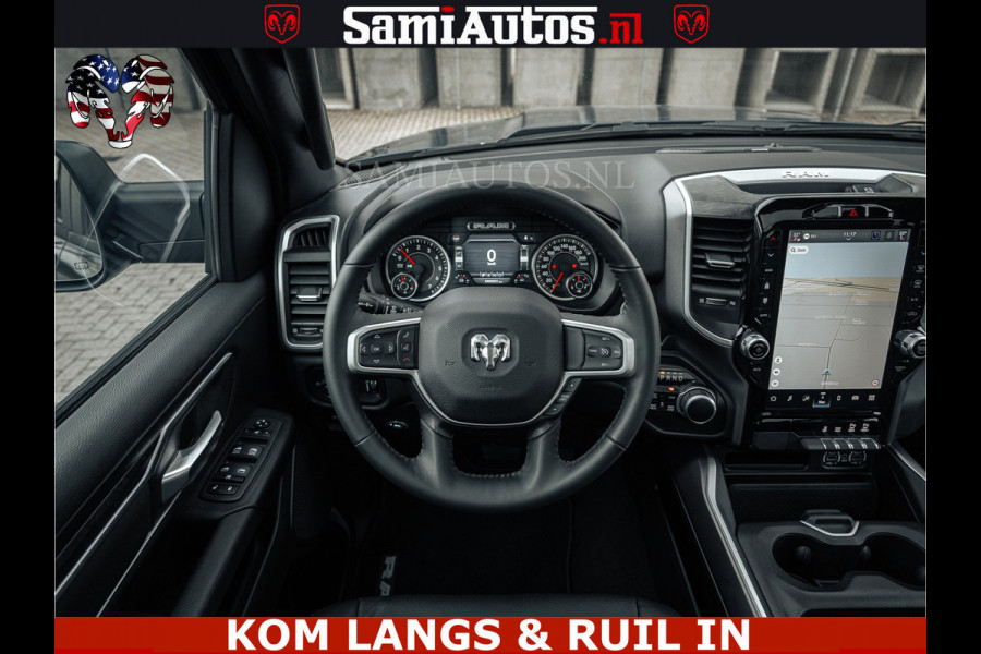 Dodge Ram SPORT | 5.7 V8 4x4 HEMI | PANORAMA DAK | GROOTSCHERM 12 INCH | LPG | Patriot Blue CREW CAB | DUBBELE CABINE | 5 PERSOONS | DC | VOORRAAD NR 2555 - 3325 | De specialist in Amerikaanse pick‑ups in Nederland en Europa.
