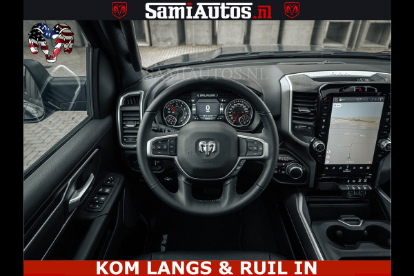 Dodge Ram SPORT | 5.7 V8 4x4 HEMI | PANORAMA DAK | GROOTSCHERM 12 INCH | LPG | Patriot Blue CREW CAB | DUBBELE CABINE | 5 PERSOONS | DC | VOORRAAD NR 2555 - 3325 | De specialist in Amerikaanse pick‑ups in Nederland en Europa.