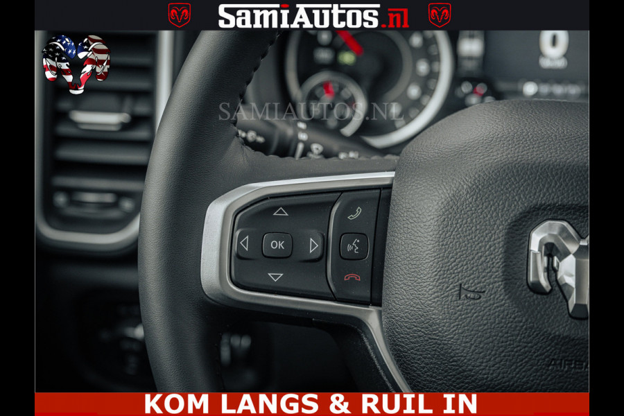 Dodge Ram SPORT | 5.7 V8 4x4 HEMI | PANORAMA DAK | GROOTSCHERM 12 INCH | LPG | Patriot Blue CREW CAB | DUBBELE CABINE | 5 PERSOONS | DC | VOORRAAD NR 2555 - 3325 | De specialist in Amerikaanse pick‑ups in Nederland en Europa.