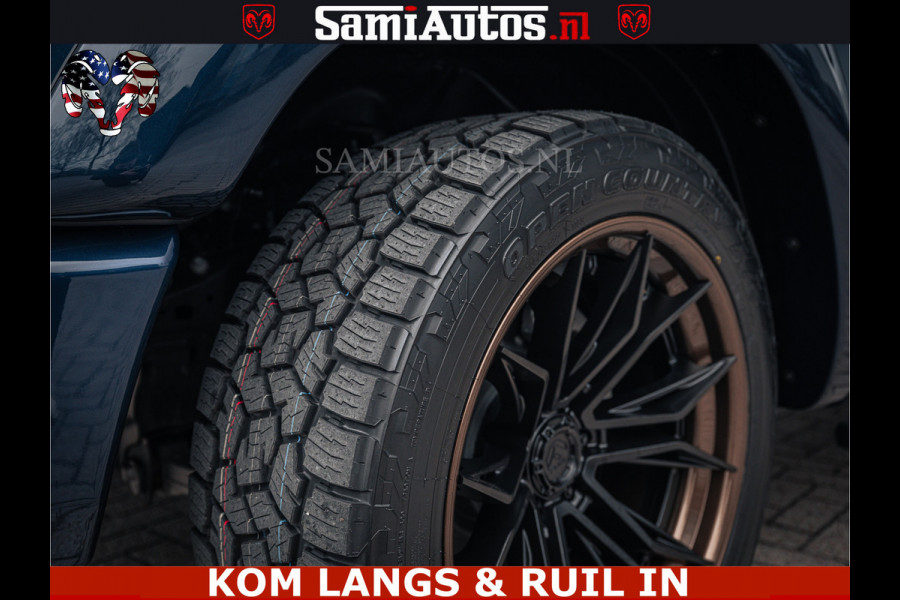 Dodge Ram SPORT | 5.7 V8 4x4 HEMI | PANORAMA DAK | GROOTSCHERM 12 INCH | LPG | Patriot Blue CREW CAB | DUBBELE CABINE | 5 PERSOONS | DC | VOORRAAD NR 2555 - 3325 | De specialist in Amerikaanse pick‑ups in Nederland en Europa.