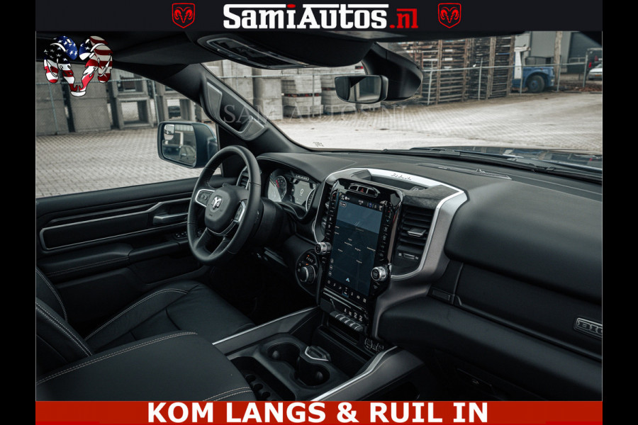 Dodge Ram SPORT | 5.7 V8 4x4 HEMI | PANORAMA DAK | GROOTSCHERM 12 INCH | LPG | Patriot Blue CREW CAB | DUBBELE CABINE | 5 PERSOONS | DC | VOORRAAD NR 2555 - 3325 | De specialist in Amerikaanse pick‑ups in Nederland en Europa.