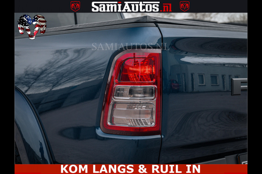 Dodge Ram SPORT | 5.7 V8 4x4 HEMI | PANORAMA DAK | GROOTSCHERM 12 INCH | LPG | Patriot Blue CREW CAB | DUBBELE CABINE | 5 PERSOONS | DC | VOORRAAD NR 2555 - 3325 | De specialist in Amerikaanse pick‑ups in Nederland en Europa.