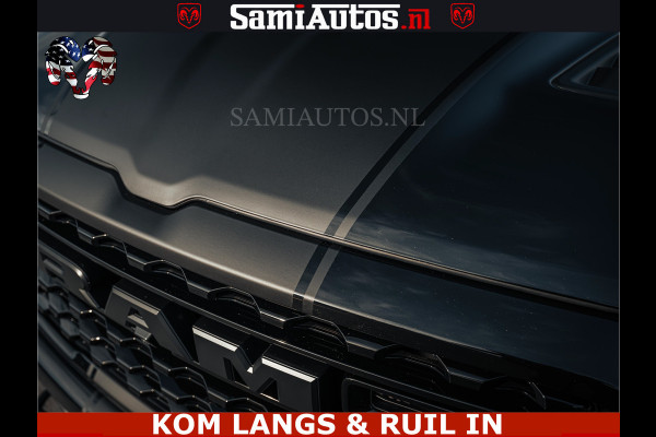 Dodge Ram Limited Night H.O 540HP 706Nm | Massage + Full Option | De Meest Luxe en Volle Pick-Up in zijn Klasse | Comfortabele Dubbele Cabine met Royale 5 Zitplaatsen | BPM vrij | Nu Leverbaar uit Voorraad | Voorraad Nr 2328 -  5157 | De specialist in Amerikaanse pick‑ups in Nederland en Europa.