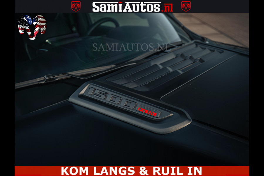 Dodge Ram Limited Night H.O 540HP 706Nm | Massage + Full Option | De Meest Luxe en Volle Pick-Up in zijn Klasse | Comfortabele Dubbele Cabine met Royale 5 Zitplaatsen | BPM vrij | Nu Leverbaar uit Voorraad | Voorraad Nr 2328 -  5157 | De specialist in Amerikaanse pick‑ups in Nederland en Europa.