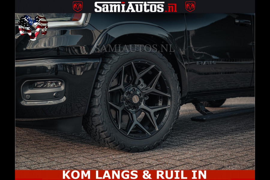 Dodge Ram Limited Night H.O 540HP 706Nm | Massage + Full Option | De Meest Luxe en Volle Pick-Up in zijn Klasse | Comfortabele Dubbele Cabine met Royale 5 Zitplaatsen | BPM vrij | Nu Leverbaar uit Voorraad | Voorraad Nr 2328 -  5157 | De specialist in Amerikaanse pick‑ups in Nederland en Europa.
