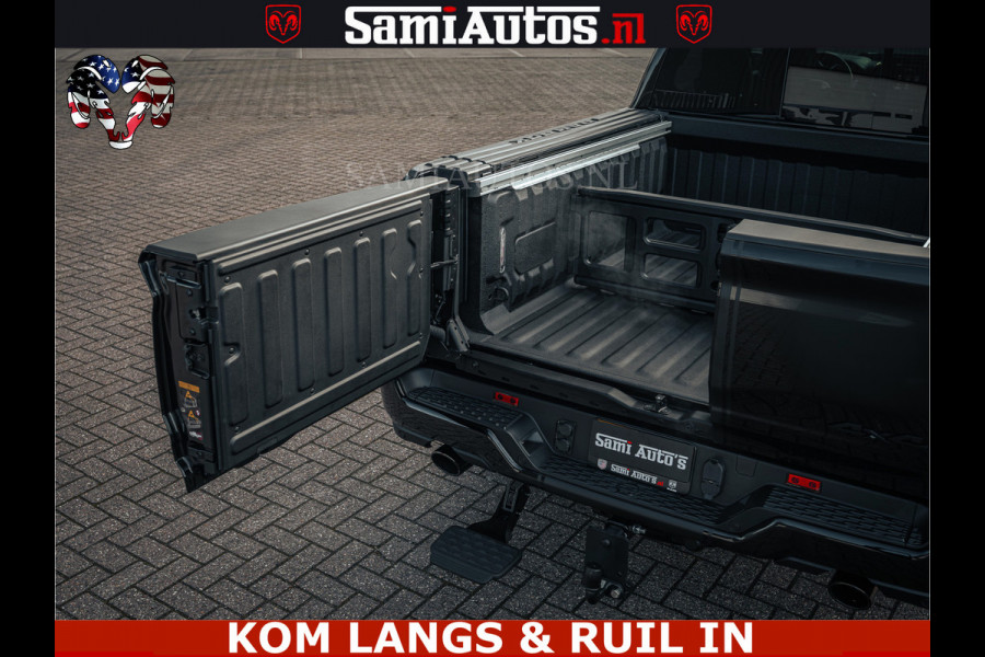 Dodge Ram Limited Night H.O 540HP 706Nm | Massage + Full Option | De Meest Luxe en Volle Pick-Up in zijn Klasse | Comfortabele Dubbele Cabine met Royale 5 Zitplaatsen | BPM vrij | Nu Leverbaar uit Voorraad | Voorraad Nr 2328 -  5157 | De specialist in Amerikaanse pick‑ups in Nederland en Europa.