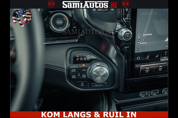 Dodge Ram Limited Night H.O 540HP 706Nm | Massage + Full Option | De Meest Luxe en Volle Pick-Up in zijn Klasse | Comfortabele Dubbele Cabine met Royale 5 Zitplaatsen | BPM vrij | Nu Leverbaar uit Voorraad | Voorraad Nr 2328 -  5157 | De specialist in Amerikaanse pick‑ups in Nederland en Europa.