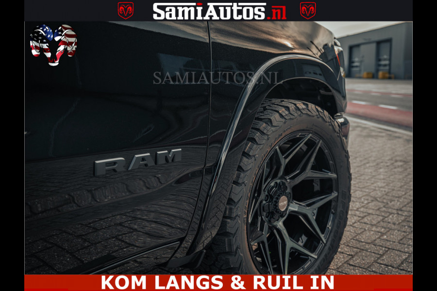 Dodge Ram Limited Night H.O 540HP 706Nm | Massage + Full Option | De Meest Luxe en Volle Pick-Up in zijn Klasse | Comfortabele Dubbele Cabine met Royale 5 Zitplaatsen | BPM vrij | Nu Leverbaar uit Voorraad | Voorraad Nr 2328 -  5157 | De specialist in Amerikaanse pick‑ups in Nederland en Europa.