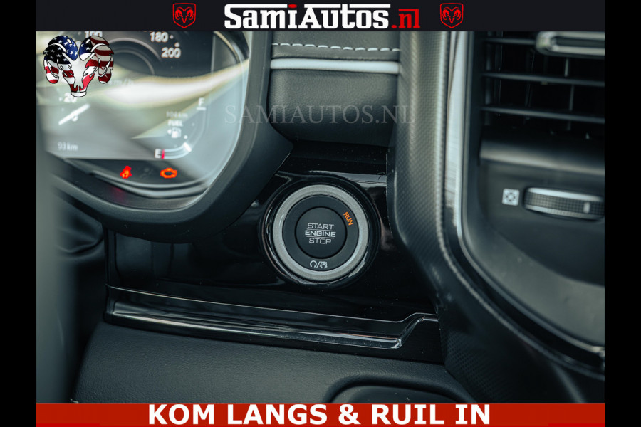 Dodge Ram Limited Night H.O 540HP 706Nm | Massage + Full Option | De Meest Luxe en Volle Pick-Up in zijn Klasse | Comfortabele Dubbele Cabine met Royale 5 Zitplaatsen | BPM vrij | Nu Leverbaar uit Voorraad | Voorraad Nr 2328 -  5157 | De specialist in Amerikaanse pick‑ups in Nederland en Europa.