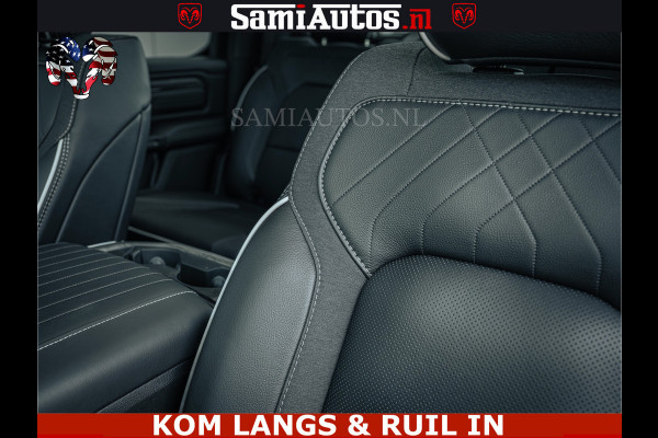 Dodge Ram Limited Night H.O 540HP 706Nm | Massage + Full Option | De Meest Luxe en Volle Pick-Up in zijn Klasse | Comfortabele Dubbele Cabine met Royale 5 Zitplaatsen | BPM vrij | Nu Leverbaar uit Voorraad | Voorraad Nr 2328 -  5157 | De specialist in Amerikaanse pick‑ups in Nederland en Europa.