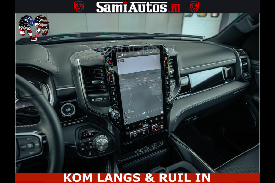 Dodge Ram Limited Night H.O 540HP 706Nm | Massage + Full Option | De Meest Luxe en Volle Pick-Up in zijn Klasse | Comfortabele Dubbele Cabine met Royale 5 Zitplaatsen | BPM vrij | Nu Leverbaar uit Voorraad | Voorraad Nr 2328 -  5157 | De specialist in Amerikaanse pick‑ups in Nederland en Europa.