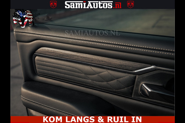 Dodge Ram Limited Night H.O 540HP 706Nm | Massage + Full Option | De Meest Luxe en Volle Pick-Up in zijn Klasse | Comfortabele Dubbele Cabine met Royale 5 Zitplaatsen | BPM vrij | Nu Leverbaar uit Voorraad | Voorraad Nr 2328 -  5157 | De specialist in Amerikaanse pick‑ups in Nederland en Europa.