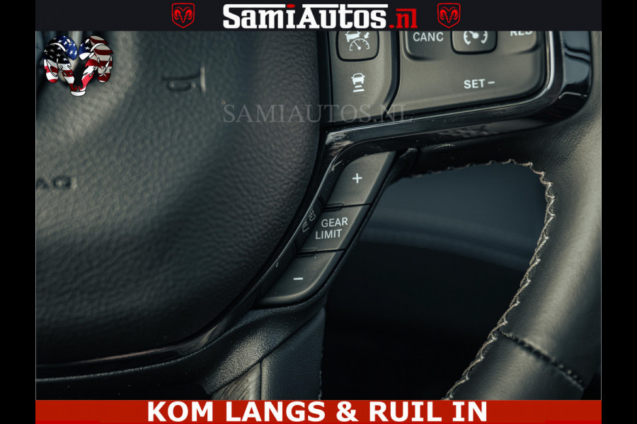 Dodge Ram Limited Night H.O 540HP 706Nm | Massage + Full Option | De Meest Luxe en Volle Pick-Up in zijn Klasse | Comfortabele Dubbele Cabine met Royale 5 Zitplaatsen | BPM vrij | Nu Leverbaar uit Voorraad | Voorraad Nr 2328 -  5157 | De specialist in Amerikaanse pick‑ups in Nederland en Europa.
