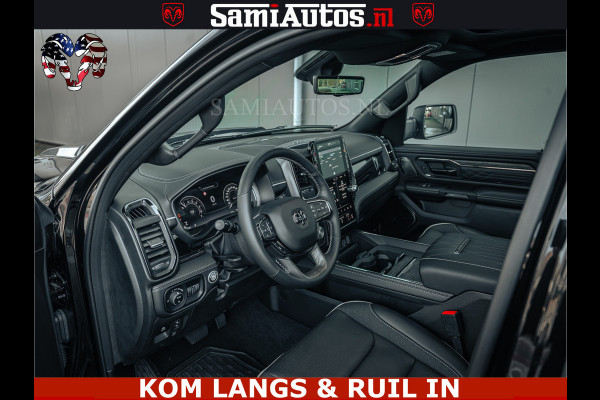 Dodge Ram Limited Night H.O 540HP 706Nm | Massage + Full Option | De Meest Luxe en Volle Pick-Up in zijn Klasse | Comfortabele Dubbele Cabine met Royale 5 Zitplaatsen | BPM vrij | Nu Leverbaar uit Voorraad | Voorraad Nr 2328 -  5157 | De specialist in Amerikaanse pick‑ups in Nederland en Europa.