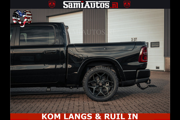 Dodge Ram Limited Night H.O 540HP 706Nm | Massage + Full Option | De Meest Luxe en Volle Pick-Up in zijn Klasse | Comfortabele Dubbele Cabine met Royale 5 Zitplaatsen | BPM vrij | Nu Leverbaar uit Voorraad | Voorraad Nr 2328 -  5157 | De specialist in Amerikaanse pick‑ups in Nederland en Europa.