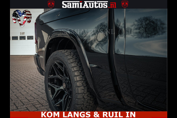 Dodge Ram Limited Night H.O 540HP 706Nm | Massage + Full Option | De Meest Luxe en Volle Pick-Up in zijn Klasse | Comfortabele Dubbele Cabine met Royale 5 Zitplaatsen | BPM vrij | Nu Leverbaar uit Voorraad | Voorraad Nr 2328 -  5157 | De specialist in Amerikaanse pick‑ups in Nederland en Europa.