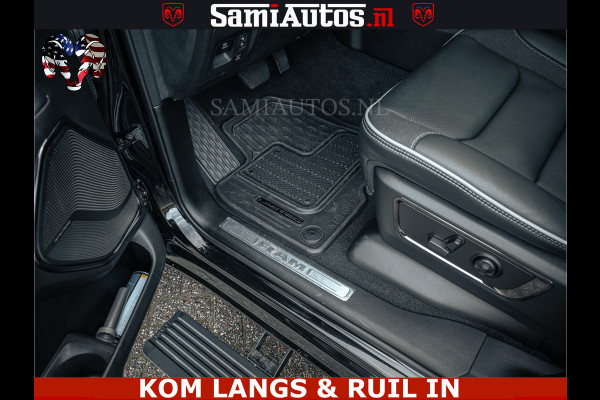 Dodge Ram Limited Night H.O 540HP 706Nm | Massage + Full Option | De Meest Luxe en Volle Pick-Up in zijn Klasse | Comfortabele Dubbele Cabine met Royale 5 Zitplaatsen | BPM vrij | Nu Leverbaar uit Voorraad | Voorraad Nr 2328 -  5157 | De specialist in Amerikaanse pick‑ups in Nederland en Europa.