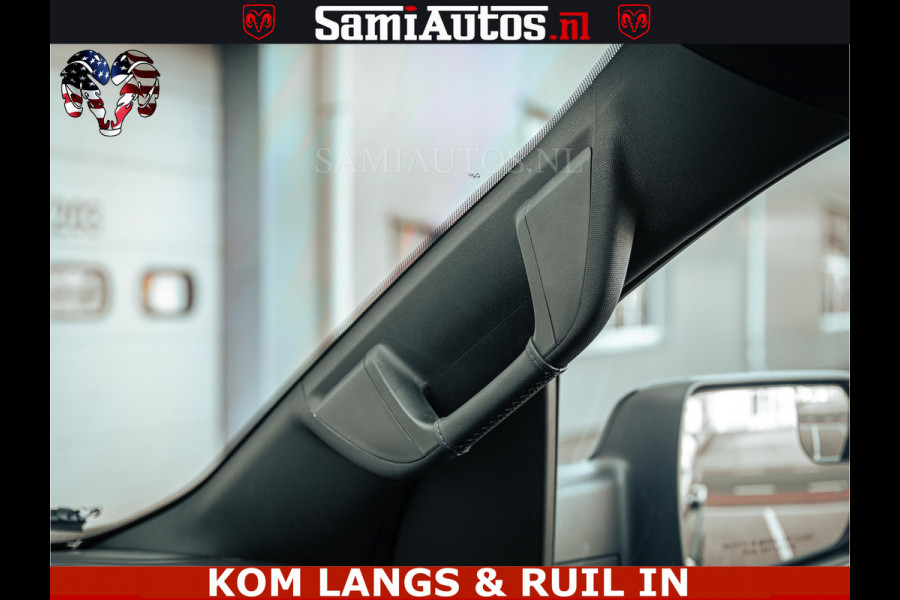 Dodge Ram Limited Night H.O 540HP 706Nm | Massage + Full Option | De Meest Luxe en Volle Pick-Up in zijn Klasse | Comfortabele Dubbele Cabine met Royale 5 Zitplaatsen | BPM vrij | Nu Leverbaar uit Voorraad | Voorraad Nr 2328 -  5157 | De specialist in Amerikaanse pick‑ups in Nederland en Europa.