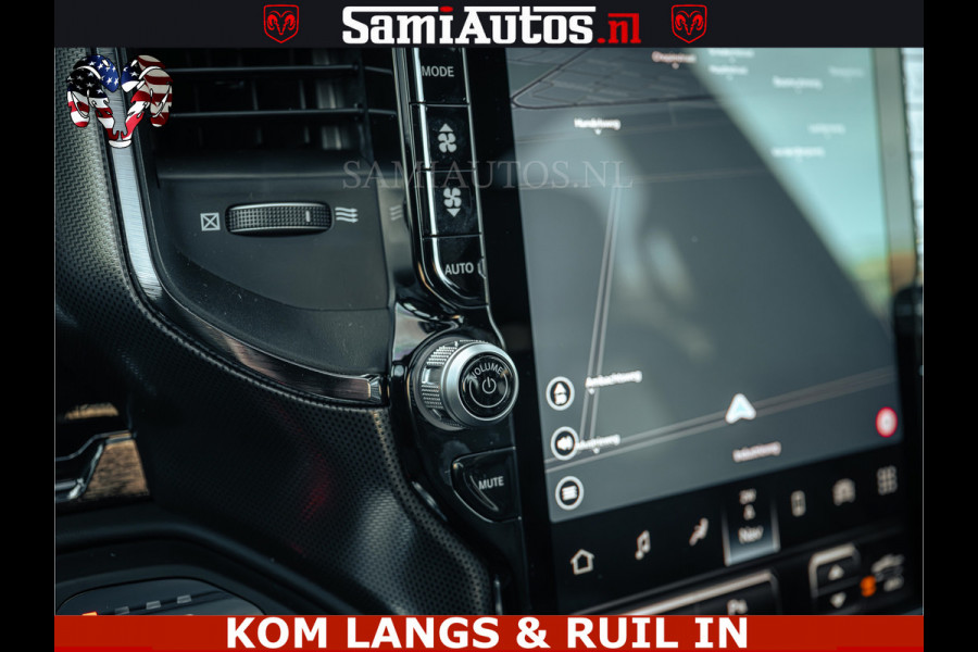 Dodge Ram Limited Night H.O 540HP 706Nm | Massage + Full Option | De Meest Luxe en Volle Pick-Up in zijn Klasse | Comfortabele Dubbele Cabine met Royale 5 Zitplaatsen | BPM vrij | Nu Leverbaar uit Voorraad | Voorraad Nr 2328 -  5157 | De specialist in Amerikaanse pick‑ups in Nederland en Europa.