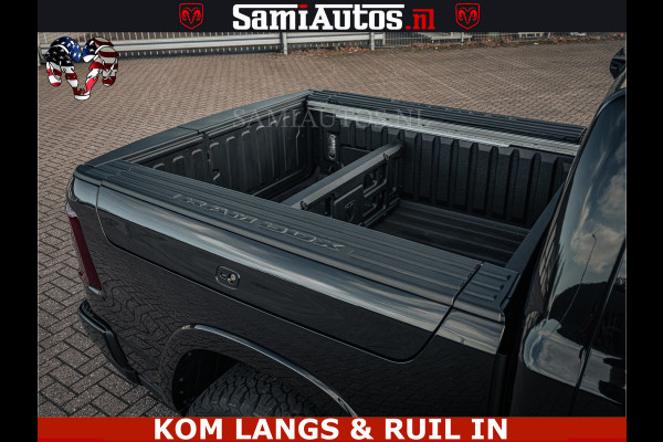 Dodge Ram Limited Night H.O 540HP 706Nm | Massage + Full Option | De Meest Luxe en Volle Pick-Up in zijn Klasse | Comfortabele Dubbele Cabine met Royale 5 Zitplaatsen | BPM vrij | Nu Leverbaar uit Voorraad | Voorraad Nr 2328 -  5157 | De specialist in Amerikaanse pick‑ups in Nederland en Europa.