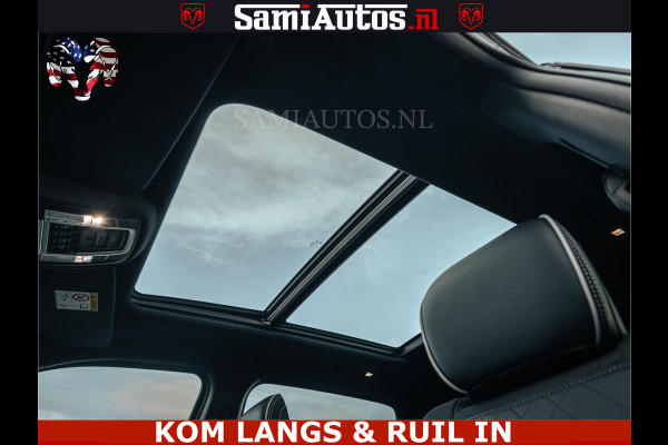 Dodge Ram Limited Night H.O 540HP 706Nm | Massage + Full Option | De Meest Luxe en Volle Pick-Up in zijn Klasse | Comfortabele Dubbele Cabine met Royale 5 Zitplaatsen | BPM vrij | Nu Leverbaar uit Voorraad | Voorraad Nr 2328 -  5157 | De specialist in Amerikaanse pick‑ups in Nederland en Europa.