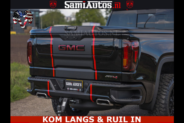 GMC Sierra AT4 6.2 V8 4X4 | VIRTUAL COCKPIT | LPG | HUD | BOM VOL | DC | RAM DEALER NEDERLAND | Dubbele Cabine met Royale 5 Zitplaatsen | BPM vrij | Nu Leverbaar uit Voorraad | Voorraad Nr 261530 | | De specialist in Amerikaanse pick‑ups in Nederland en Europa.