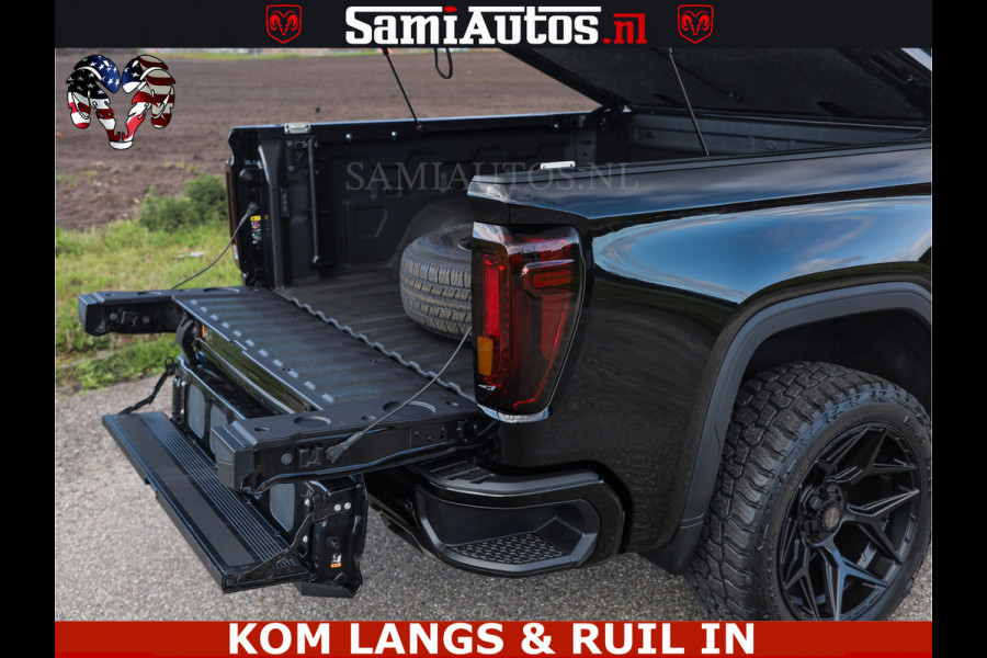 GMC Sierra AT4 6.2 V8 4X4 | VIRTUAL COCKPIT | LPG | HUD | BOM VOL | DC | RAM DEALER NEDERLAND | Dubbele Cabine met Royale 5 Zitplaatsen | BPM vrij | Nu Leverbaar uit Voorraad | Voorraad Nr 261530 | | De specialist in Amerikaanse pick‑ups in Nederland en Europa.