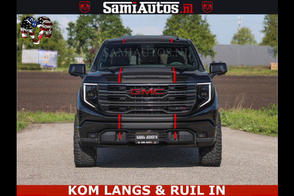 GMC Sierra AT4 6.2 V8 4X4 | VIRTUAL COCKPIT | LPG | HUD | BOM VOL | DC | RAM DEALER NEDERLAND | Dubbele Cabine met Royale 5 Zitplaatsen | BPM vrij | Nu Leverbaar uit Voorraad | Voorraad Nr 261530 | | De specialist in Amerikaanse pick‑ups in Nederland en Europa.