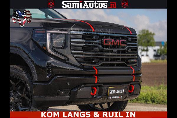 GMC Sierra AT4 6.2 V8 4X4 | VIRTUAL COCKPIT | LPG | HUD | BOM VOL | DC | RAM DEALER NEDERLAND | Dubbele Cabine met Royale 5 Zitplaatsen | BPM vrij | Nu Leverbaar uit Voorraad | Voorraad Nr 261530 | | De specialist in Amerikaanse pick‑ups in Nederland en Europa.