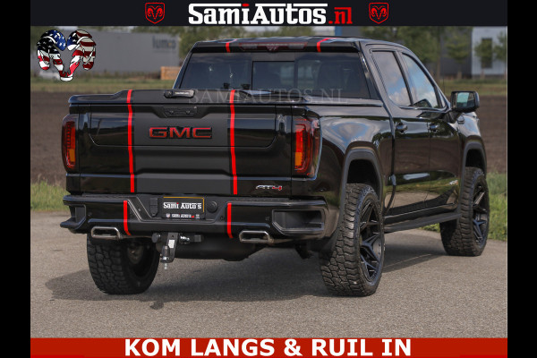 GMC Sierra AT4 6.2 V8 4X4 | VIRTUAL COCKPIT | LPG | HUD | BOM VOL | DC | RAM DEALER NEDERLAND | Dubbele Cabine met Royale 5 Zitplaatsen | BPM vrij | Nu Leverbaar uit Voorraad | Voorraad Nr 261530 | | De specialist in Amerikaanse pick‑ups in Nederland en Europa.