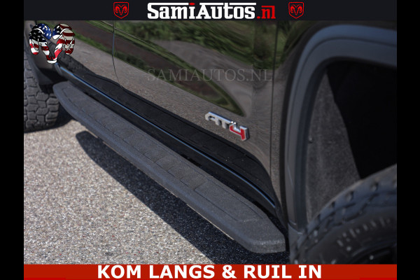 GMC Sierra AT4 6.2 V8 4X4 | VIRTUAL COCKPIT | LPG | HUD | BOM VOL | DC | RAM DEALER NEDERLAND | Dubbele Cabine met Royale 5 Zitplaatsen | BPM vrij | Nu Leverbaar uit Voorraad | Voorraad Nr 261530 | | De specialist in Amerikaanse pick‑ups in Nederland en Europa.