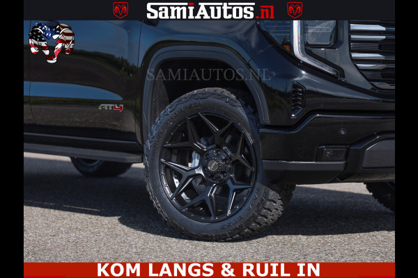GMC Sierra AT4 6.2 V8 4X4 | VIRTUAL COCKPIT | LPG | HUD | BOM VOL | DC | RAM DEALER NEDERLAND | Dubbele Cabine met Royale 5 Zitplaatsen | BPM vrij | Nu Leverbaar uit Voorraad | Voorraad Nr 261530 | | De specialist in Amerikaanse pick‑ups in Nederland en Europa.