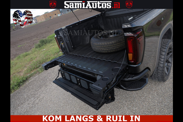GMC Sierra AT4 6.2 V8 4X4 | VIRTUAL COCKPIT | LPG | HUD | BOM VOL | DC | RAM DEALER NEDERLAND | Dubbele Cabine met Royale 5 Zitplaatsen | BPM vrij | Nu Leverbaar uit Voorraad | Voorraad Nr 261530 | | De specialist in Amerikaanse pick‑ups in Nederland en Europa.