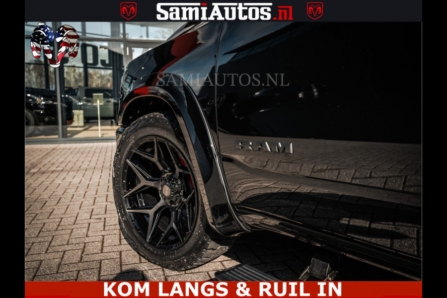 Dodge Ram HULK Pack | Limited Night H.O 540HP 706Nm | Massage + Full Option | De Meest Luxe en Volle Pick-Up in zijn Klasse | Hulk Pack is Comfortabele Dubbele Cabine met Royale 5 Zitplaatsen | BPM vrij | Nu Leverbaar uit Voorraad | Voorraad Nr 2353 - 5412 | De specialist in Amerikaanse pick‑ups in Nederland en Europa.
