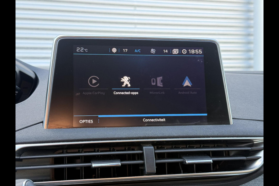 Peugeot 5008 1.2 PureTech Blue Lease GT-Line 7p 2e Eigenaar|Navi|Camera|Cruise|Trekhaak|Carplay|i-Cockpit|PDC V+A|D-riem vv in 2024|APK tot 04-2027