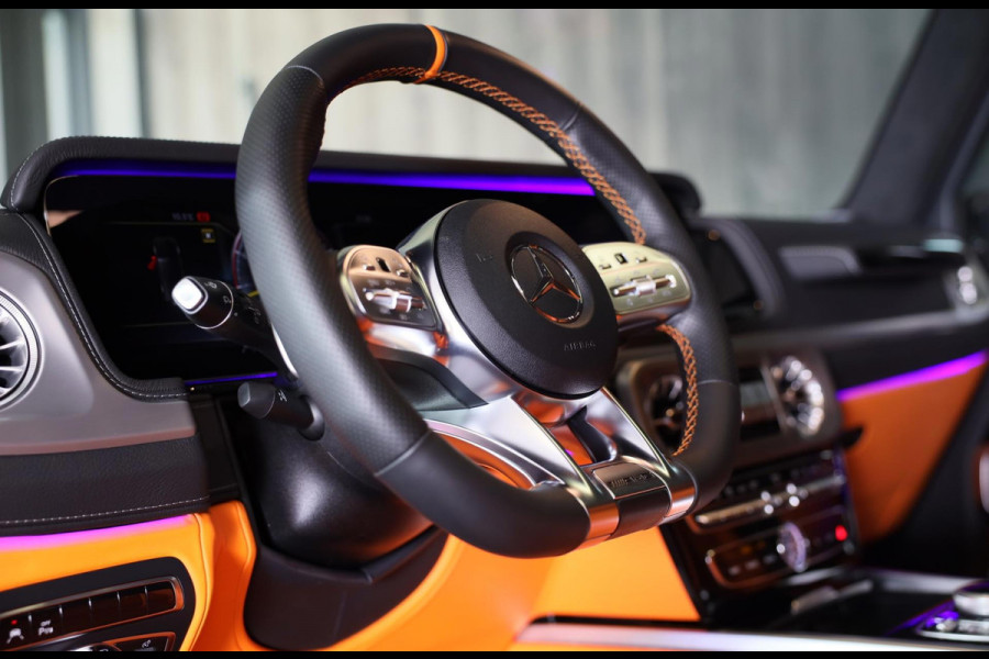 Mercedes-Benz G-Klasse 63 Edition 1 BRABUS UITVOERING / Mat Zwart / Acc / Dode Hoek / Leder / Open Dak / 360 Camera / 24 Inch