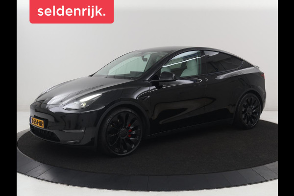 Tesla Model Y Performance AWD 75 kWh | SOH 94.8% | Traffic-Aware Cruise control | Leder | Achterbank verwarming | 21'' | Full LED | Panoramadak |