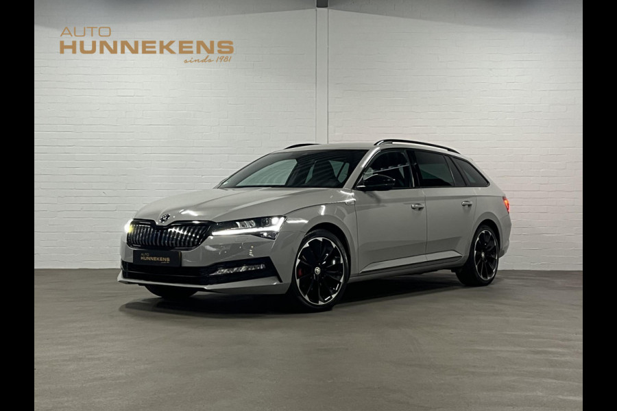 Škoda Superb Combi 1.4 TSI iV Sportline Business Trekhaak | Cruise control | Carplay | Stoelverwarming | Achteruitrijcamera | Navigatie | Keyless | Leder/Alcantara