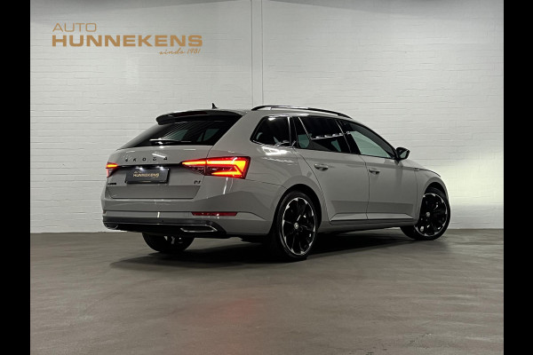 Škoda Superb Combi 1.4 TSI iV Sportline Business Trekhaak | Cruise control | Carplay | Stoelverwarming | Achteruitrijcamera | Navigatie | Keyless | Leder/Alcantara