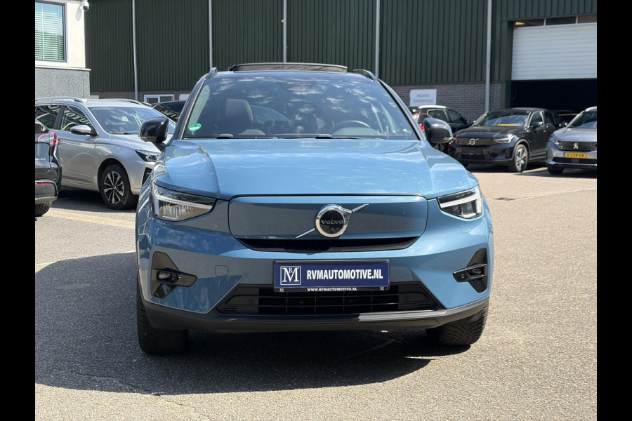 Volvo XC40 Recharge Ultimate 70 kWh SOH 97% | WARMTEPOMP | PANORAMADAK | ELEKTRISCHE TREKHAAK | 360° CAMERA | HARMAN KARDON | STOEL- & STUURVERWARMING | ELEKTRISCHE STOELEN MET GEHEUGEN | VOLVO DEALER ONDERHOUDEN | ALL-IN-PRIJS |