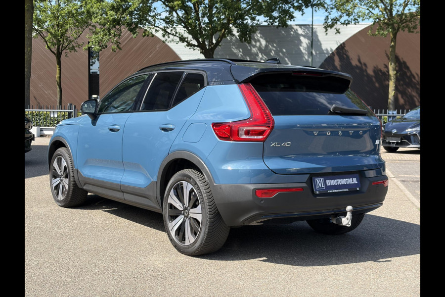Volvo XC40 Recharge Ultimate 70 kWh SOH 97% | WARMTEPOMP | PANORAMADAK | ELEKTRISCHE TREKHAAK | 360° CAMERA | HARMAN KARDON | STOEL- & STUURVERWARMING | ELEKTRISCHE STOELEN MET GEHEUGEN | VOLVO DEALER ONDERHOUDEN | ALL-IN-PRIJS |